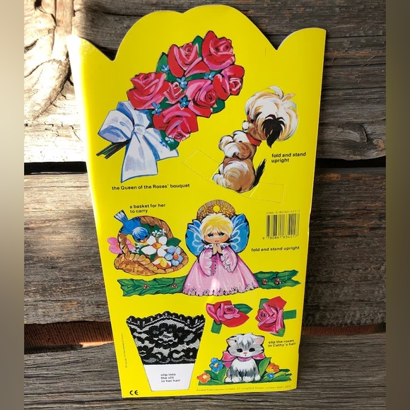 Cathy Dresses Up Press-out Doll and storybook Paper doll 1972 Vtg 70s kid unused - Picture 2 of 10